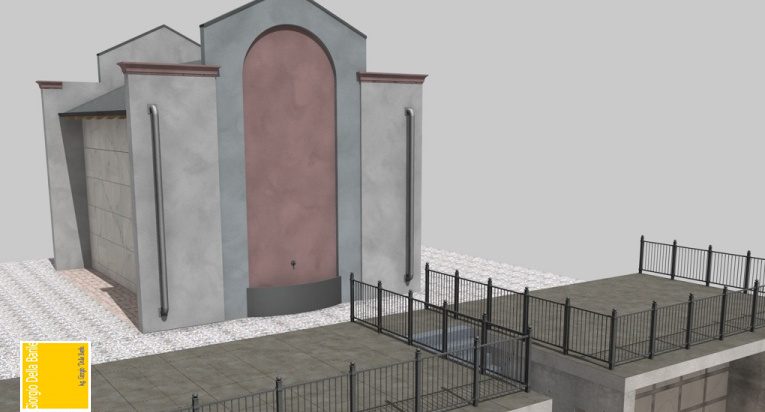 della barile - siti cimiteriali - loculario overview - render - progettazione - architettura, urbanistica e ingegneria - biella - studio tecnico