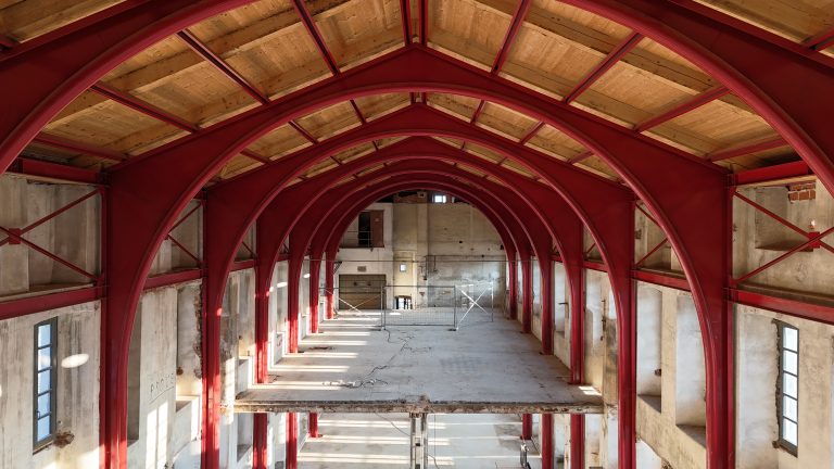 della barile - studio tecnico - MOLINO LOVA - Ex Lanificio - Riconfigurazione - Interno struttura metallica
